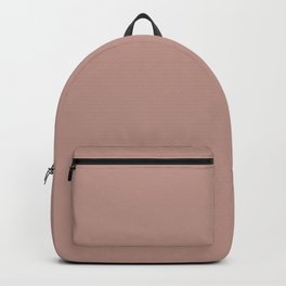Pressed Blossoms Brown Backpack