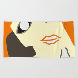 When I'm lost in thought 20 Beach Towel