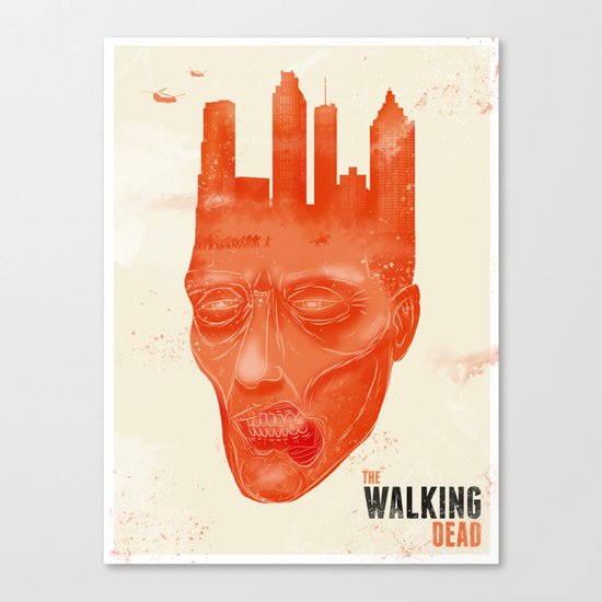 The Walking Dead Canvas Print