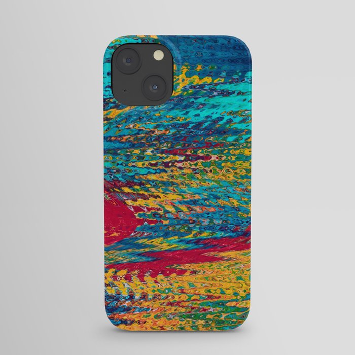 Multi Colored Wave iPhone Case