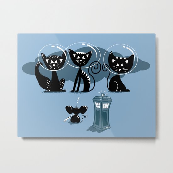 Doctor WHOops, wrong planet! Metal Print
