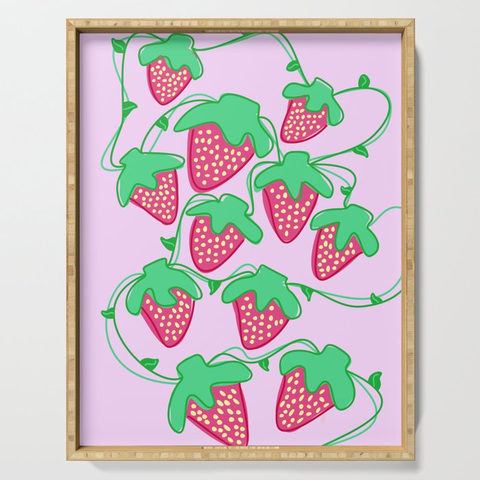 New strawberry  Serving Tray