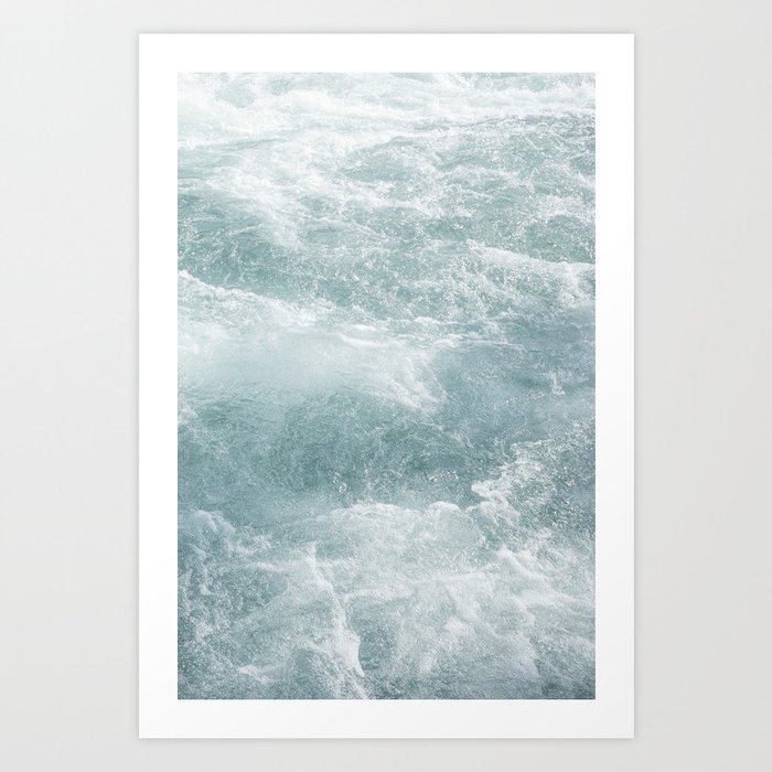 Blue Waves | Water Photography | Landscape | Seascape | Surf Art Print
