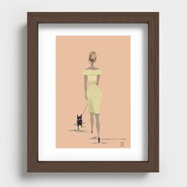 Curvy Girl Dallas Recessed Framed Print