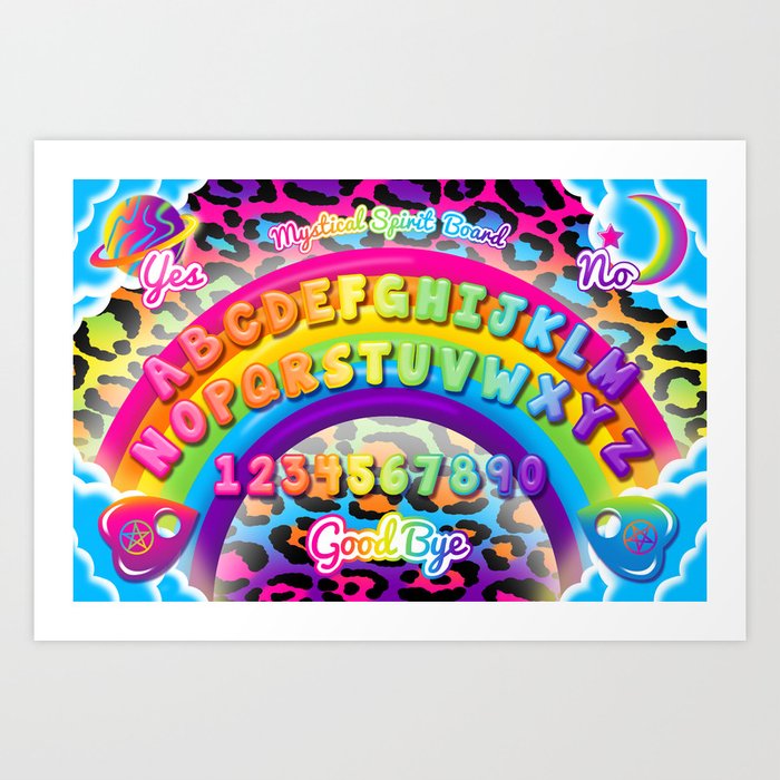1997 Neon Rainbow Spirit Board Kunstdrucke 1997 Neon Rainbow Spirit Board Kunstdrucke