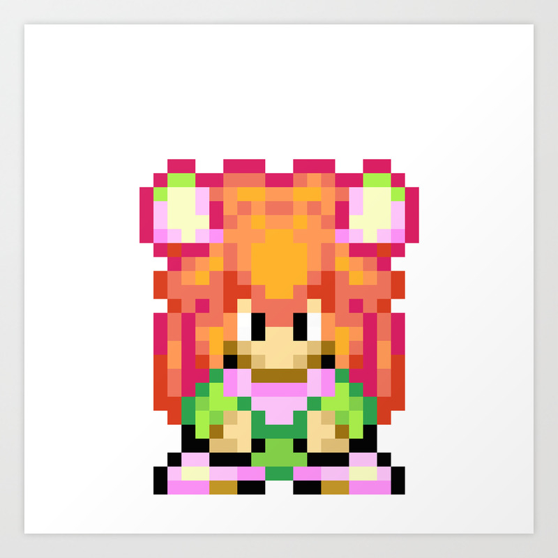 Secret Of Mana Sprite Art Print By Nerdstuff Society6 There are 8 total found throughout the land. secret of mana sprite art print by nerdstuff