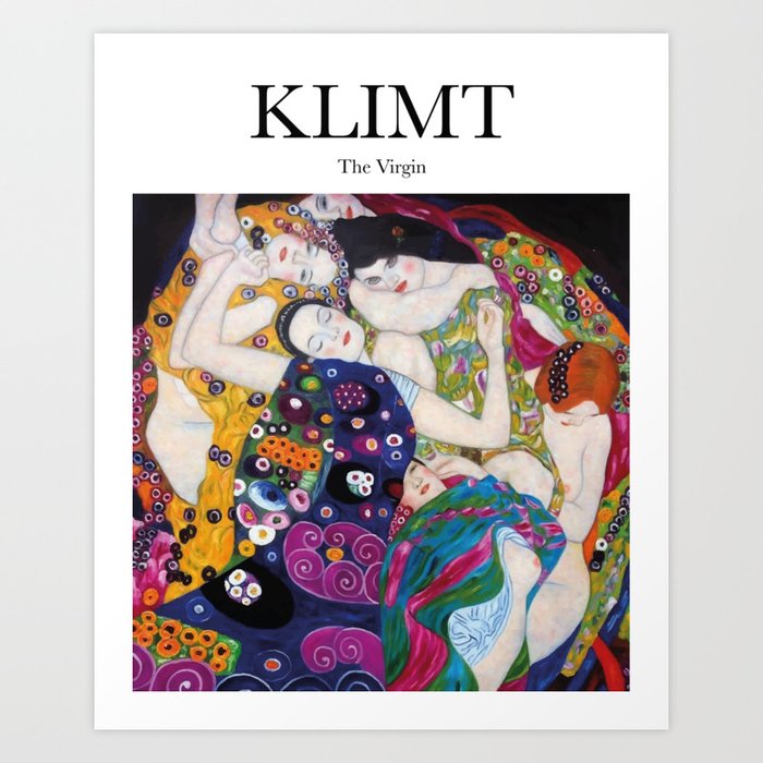 Klimt - The Virgin Art Print