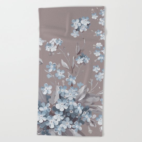 FLORAL PATTERN 2 Beach Towel