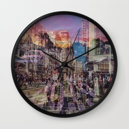 San Francisco city illusion Wall Clock