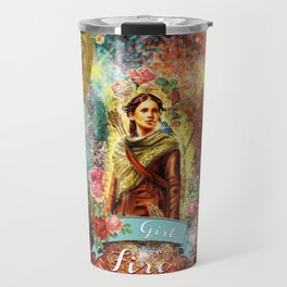 Katniss - Girl on Fire Travel Mug