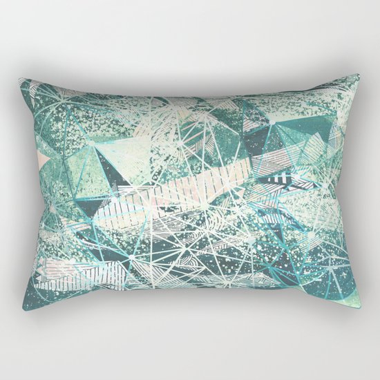 emerald space Rectangular Pillow