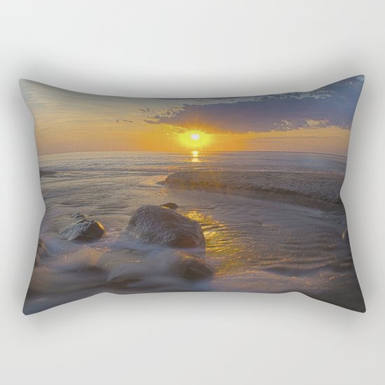 Hurricane Sunset Rectangular Pillow