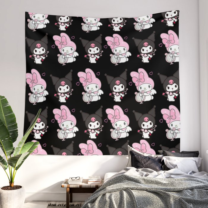 The Northwest Group Hello Kitty Kuromi 46'' x 60'' Woven Tapestry