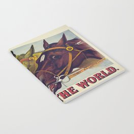 Horse Racing Poster Finest In The World Notebook