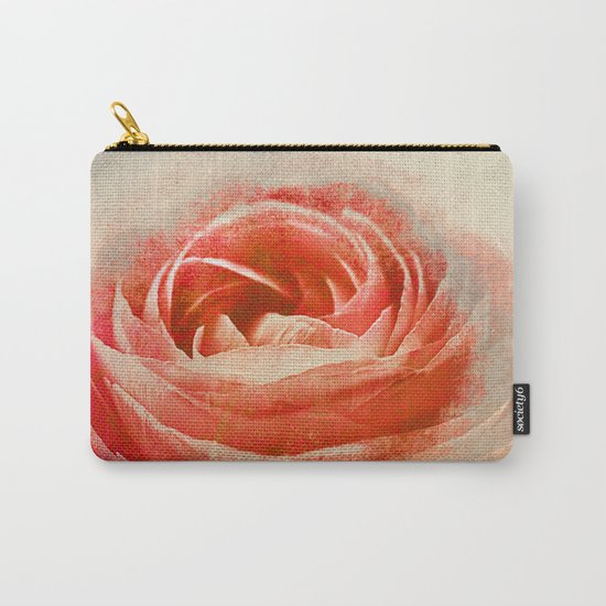 Vintage Ranunculus(3). Carry-All Pouch