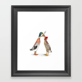 Runner Ducks Framed Art Print
