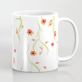 delicate floral stripe Coffee Mug