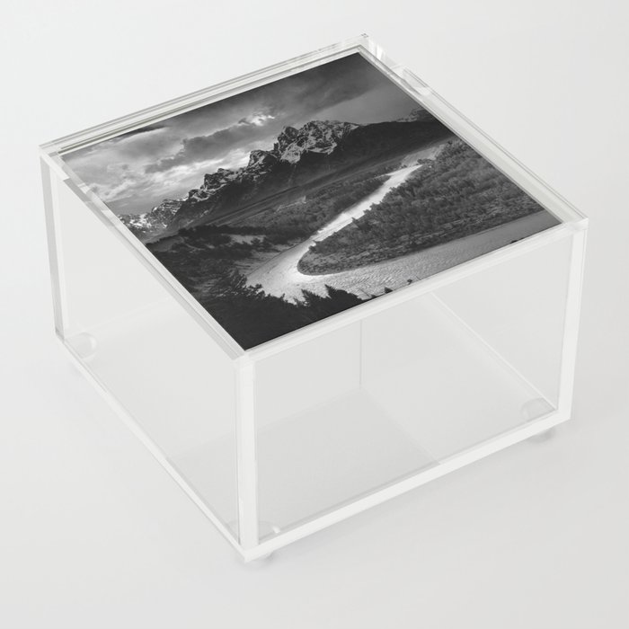 The Tetons and the Snake River  Acrylic Box