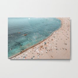 Beach Print, Bondi Beach, Aerial Print, Travel Print, Ocean Wall Art, Coastal Print, Art Print, Home Decor, Sea Coast, Aerial Photo Metal Print