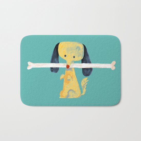 Lucky dog Bath Mat