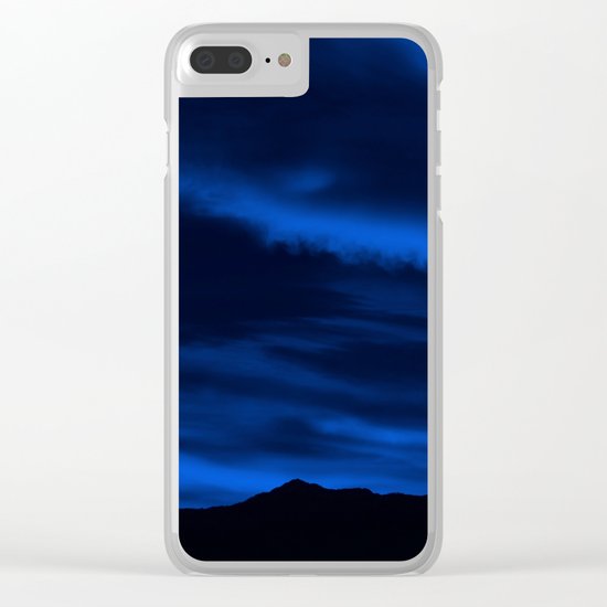 SW Midnight Blue Morning Clear iPhone Case