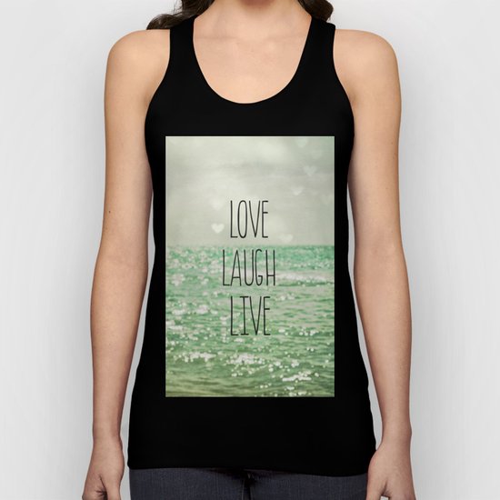 Love Laugh Live Unisex Tank Top
