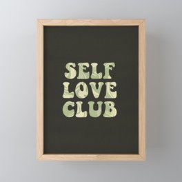 Self Love Club Framed Mini Art Print