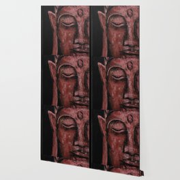 Copper Head Buddha Abstract | Unique design Wallpaper
