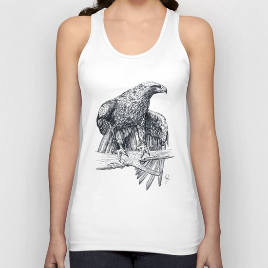 Falcon illustration Unisex Tank Top