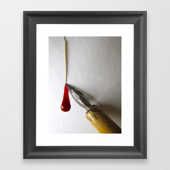 Mighty Pen Framed Art Print