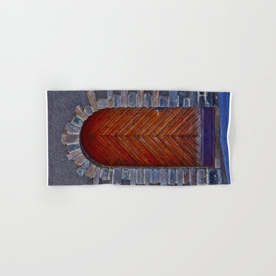 Wood Door Hand & Bath Towel
