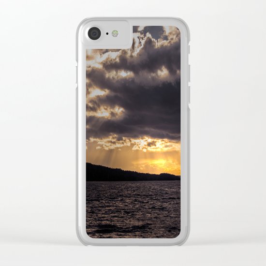 Dramatic change in the weather Clear iPhone Case