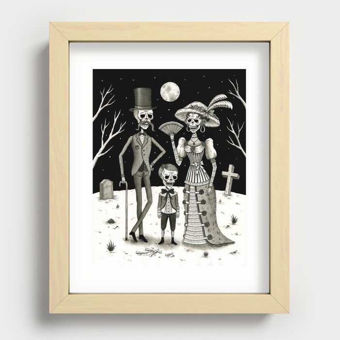 Family Portrait of the Passed Recessed Framed Print