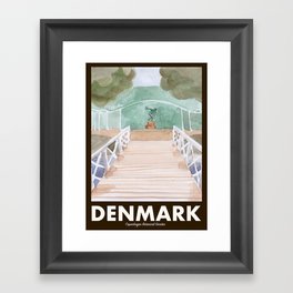 Visit Denmark: Copenhagen Botanical Gardens Framed Art Print