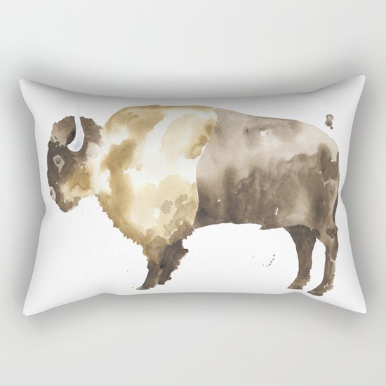 Bison Rectangular Pillow