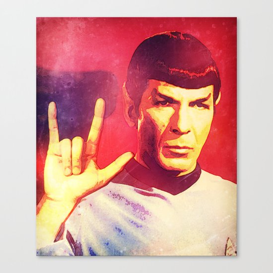 Spock Rocks Canvas Print
