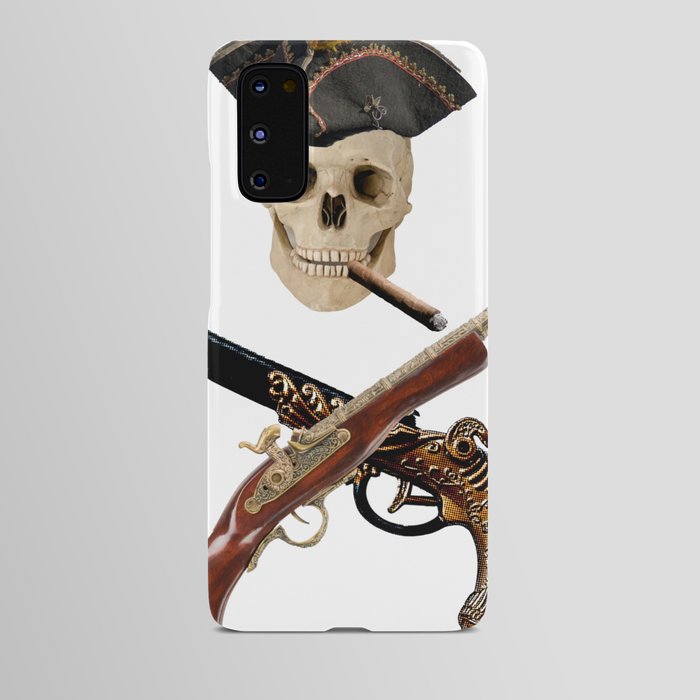pirate icon and death Android Case