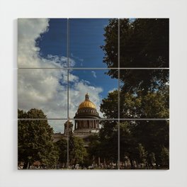 St. Isaac's Cathedral in St. Petersburg Wood Wall Art