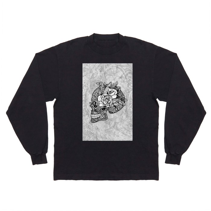 Sugar Skull  Long Sleeve T Shirt