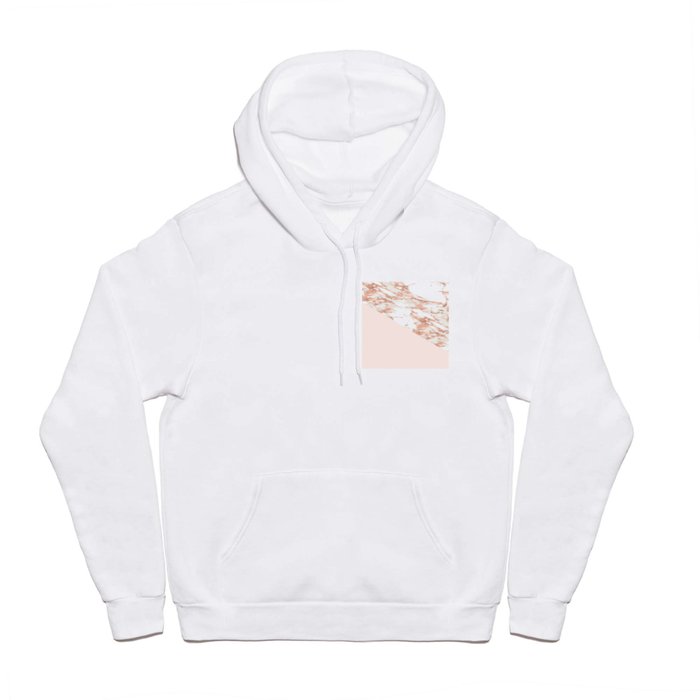 Rose gold blush aesthetic Hoody by marbleco Society6
