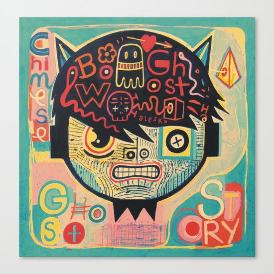 Chinese ghost story Canvas Print
