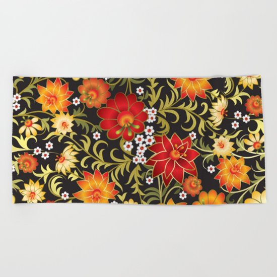 Shabby flowers #21 Beach Towel