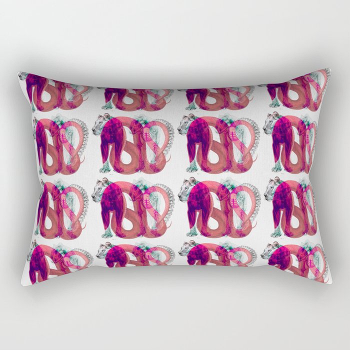 Coluber leo Rectangular Pillow