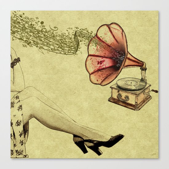 Retro Recollections - ANALOG zine Canvas Print