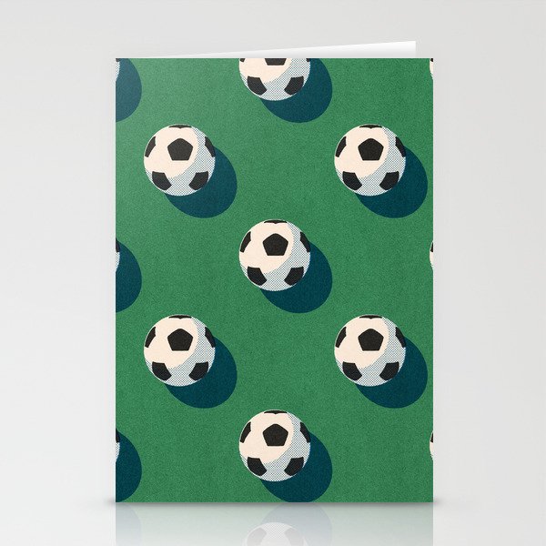 BALLS Football - pattern Stationery Cards