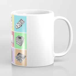 Retro Gaming Consoles - Colour Coffee Mug