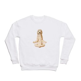 Meditating Labradoodle Dog Crewneck Sweatshirt