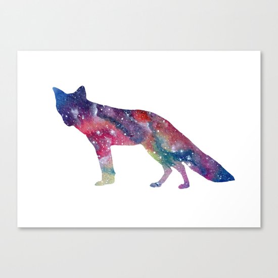 Cosmic Fox Canvas Print