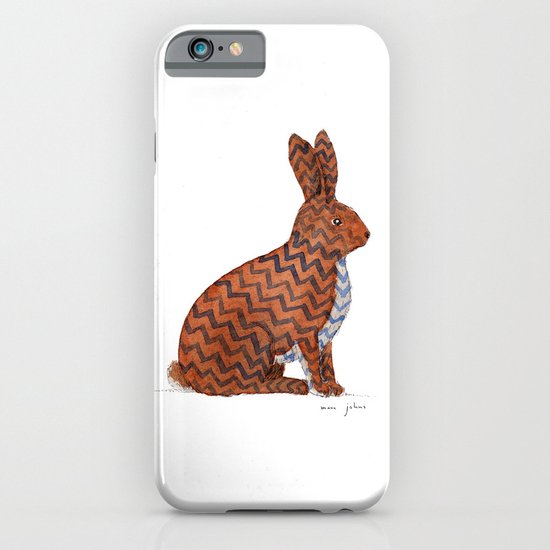 zig zag rabbit iPhone & iPod Case