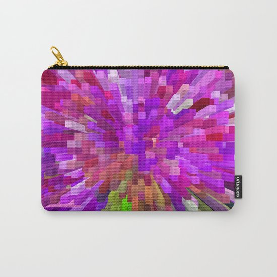 Violet Burst Carry-All Pouch